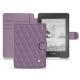 Housse cuir Amazon Kindle Paperwhite (2018) - Lilas - Couture ( Nappa - Pantone 2645U ) 