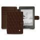Custodia in pelle Amazon Kindle Paperwhite (2018) - Châtaigne - Couture ( Pantone 476C ) 