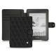 レザーケース Amazon Kindle Paperwhite (2018) - Ebène - Couture ( Sleek P C12 - Black ) 