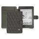 レザーケース Amazon Kindle Paperwhite (2018) - Anthracite - Couture ( Pantone 424C ) 