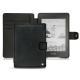 レザーケース Amazon Kindle Paperwhite (2018) - Dark vintage ( Roughtcut - Black#5256 ) 