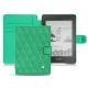 Housse cuir Amazon Kindle Paperwhite (2018) - Menthe vintage - Couture