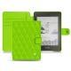 Custodia in pelle Amazon Kindle Paperwhite (2018) - Vert fluo - Couture