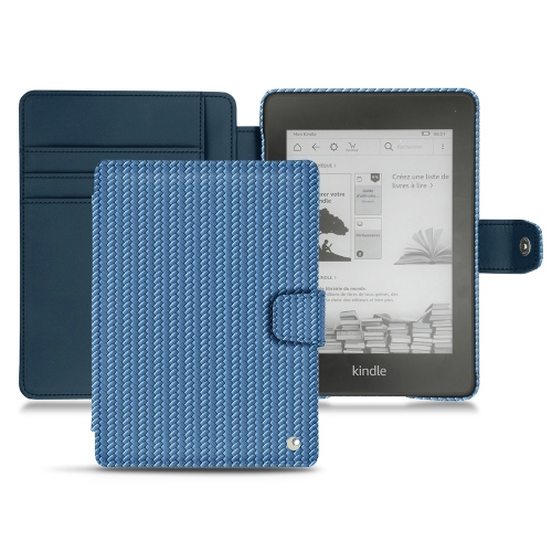 Custodia in pelle Amazon Kindle Paperwhite (2018)Abaca ishia ( Pantone #395775 ) 