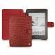 Custodia in pelle Amazon Kindle Paperwhite (2018) - Autruche ciliegia