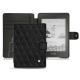 Housse cuir Amazon Kindle Paperwhite (2018) - Negre poudro - Couture