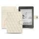 レザーケース Amazon Kindle Paperwhite (2018) - Blanc escumo - Couture