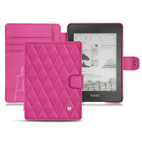 Funda de piel Amazon Kindle Paperwhite (2018)Rose BB - Couture ( Pantone #DB599F )
