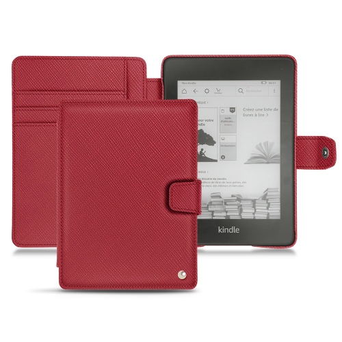 Lederschutzhülle Amazon Kindle Paperwhite (2018)Rouge passion ( Pantone #a6192e ) 
