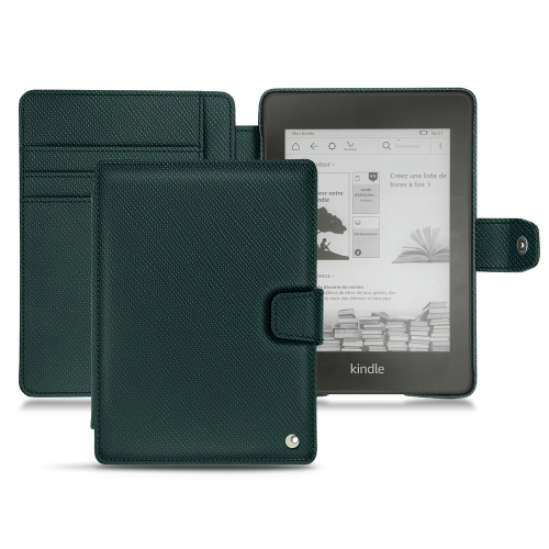 Capa em pele Amazon Kindle Paperwhite (2018)Vert séduisant ( Pantone #1d3c34 ) 