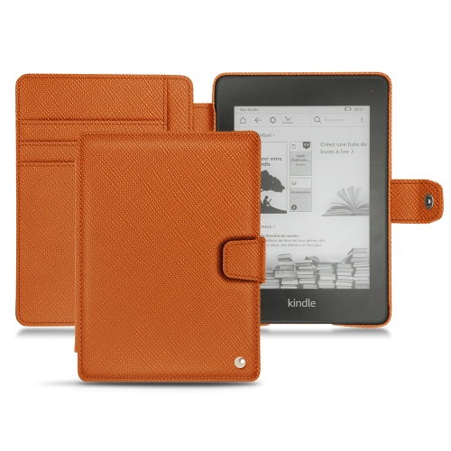 Amazon Kindle Paperwhite (2018) leather caseOrange vibrant ( Pantone #e36b39 ) 