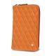 スマートフォン用ウォレットケース - Orange - Couture ( Nappa - Pantone 1495U ) 