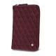 Wallet case for a smartphone - Lie de vin - Couture ( Pantone 5115C ) 