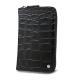 Astuccio portafoglio smartphone - Crocodile nero