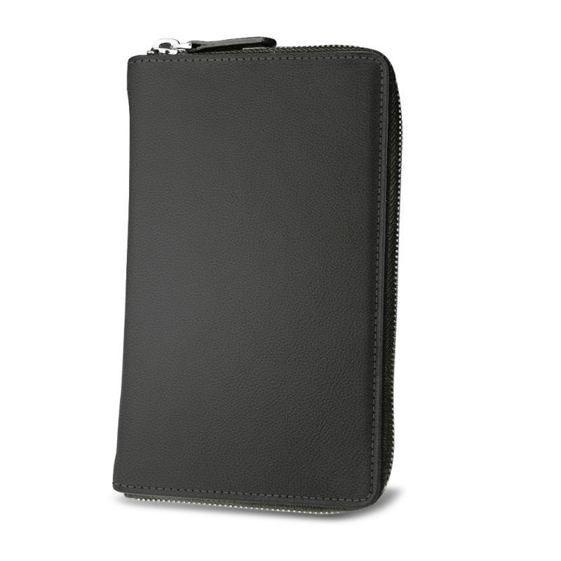 Astuccio portafoglio smartphone - Noir PU
