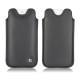 Funda de piel Apple iPhone 5S - iPhone 5C - Noir ( Nappa - Black ) 