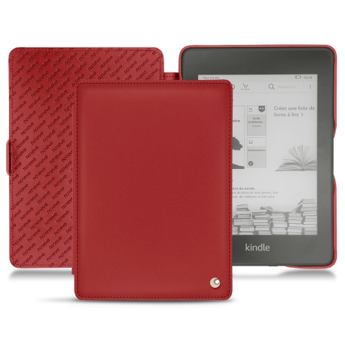 Lederschutzhülle Amazon Kindle Paperwhite (2018)Rouge ( Nappa - Pantone #d50032 ) 