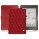 レザーケース Amazon Kindle Paperwhite (2018) - Rouge - Couture ( Nappa - Pantone 199C ) 