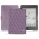Housse cuir Amazon Kindle Paperwhite (2018) - Lilas - Couture ( Nappa - Pantone 2645U ) 