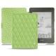 Lederschutzhülle Amazon Kindle Paperwhite (2018) - Vert olive - Couture ( Nappa - Pantone 578U ) 