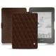 Custodia in pelle Amazon Kindle Paperwhite (2018) - Châtaigne - Couture ( Pantone 476C ) 