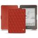 Funda de piel Amazon Kindle Paperwhite (2018) - Papaye - Couture ( Pantone 180C ) 