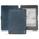 Housse cuir Amazon Kindle Paperwhite (2018) - Jean vintage ( Roughtcut - Pantone 285U  ) 