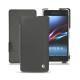 Funda de piel Sony Xperia Z1 Compact - Sony Xperia Z1f - Noir ( Nappa - Black ) 
