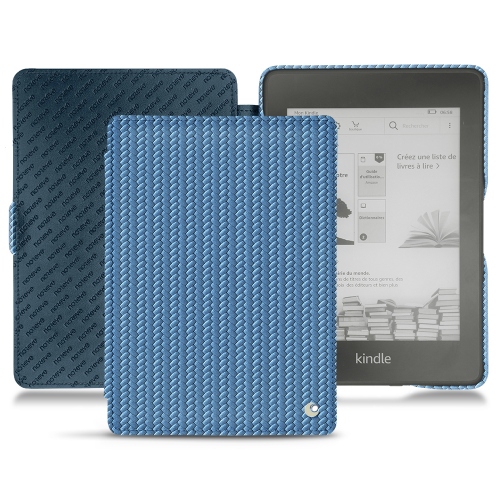 Housse cuir Amazon Kindle Paperwhite (2018) : Housse et coque en cuir pour Liseuses et tablettes sur NoreveAbaca ishia ( Pantone #395775 ) 