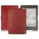 Custodia in pelle Amazon Kindle Paperwhite (2018) - Autruche ciliegia