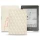 レザーケース Amazon Kindle Paperwhite (2018) - Blanc escumo - Couture