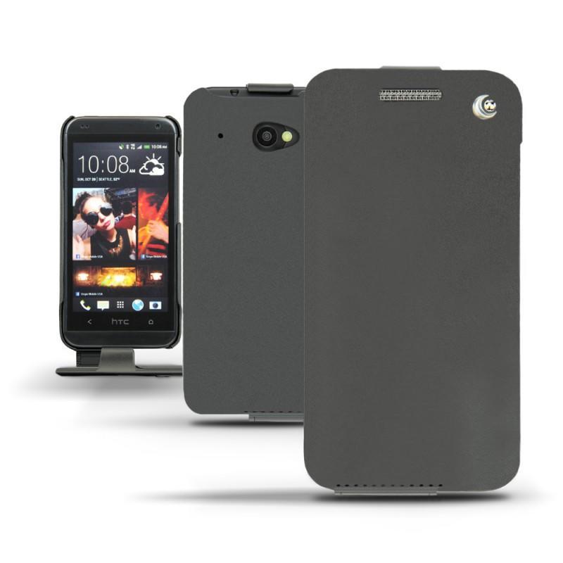 Lederschutzhülle HTC Desire 601  - Noir ( Nappa - Black ) 