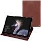 Microsoft Surface Pro 6 leather case - Passion vintage ( Glutton - Red ) 