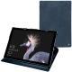 Custodia in pelle Microsoft Surface Pro 6 - Jean vintage ( Roughtcut - Pantone 285U  ) 