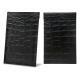 Porta-contas com aba magnética - 12 x 19 cm - Crocodile nero
