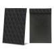 Porta-contas com aba magnética - 12 x 19 cm - Noir - Couture ( Nappa - Black ) 