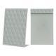Bill Holder with magnetic flap - 12 x 19 cm - Gris - Couture ( Nappa - Pantone W428C ) 