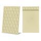 Porte addition à rabat magnétique - 12 x 19 cm - Beige - Couture ( Nappa - Pantone 7502C ) 