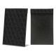 Bill Holder with magnetic flap - 12 x 19 cm - Ebène - Couture ( Sleek P C12 - Black ) 