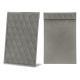 Bill Holder with magnetic flap - 12 x 19 cm - Acier vintage - Couture