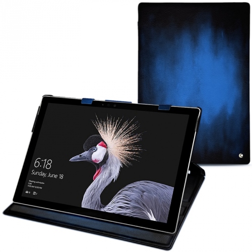 Housse cuir Microsoft Surface Pro 6 : Protection et coques pour tablettes sur NoreveBleu Patine