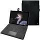Housse cuir Microsoft Surface Pro 6 - Dark vintage ( Roughtcut - Black#5256 ) 