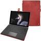Housse cuir Microsoft Surface Pro 6 - Cerise vintage ( Pantone 185C ) 