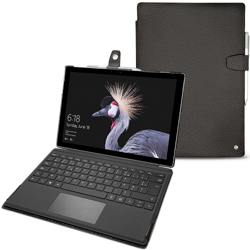 가죽 커버 Microsoft Surface Pro 6Anthracite ( Pantone #41403c ) 