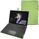 Capa em pele Microsoft Surface Pro 6 - Vert olive - Couture ( Nappa - Pantone 578U ) 