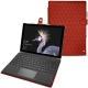 Custodia in pelle Microsoft Surface Pro 6 - Papaye - Couture ( Pantone 180C ) 