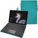 Capa em pele Microsoft Surface Pro 6 - Bleu fluo - Couture