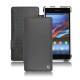 Custodia in pelle Sony Xperia Z1 - Noir ( Nappa - Black ) 
