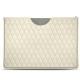 Custodia in pelle Microsoft Surface Pro 6 - Blanc - Couture ( Bologna - White ) 