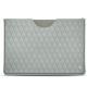 Funda de piel Microsoft Surface Pro 6 - Gris - Couture ( Nappa - Pantone W428C ) 